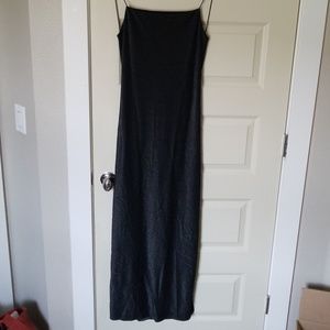 Backless Black Sparkly Dress